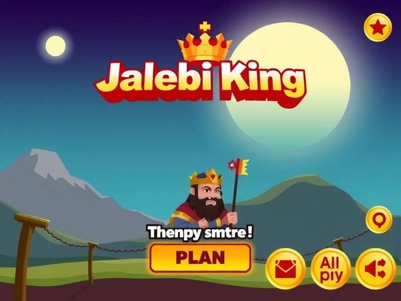 Jalebi King Game Main Screen